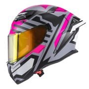 Kask Caberg Drift Evo II HORIZON SZARY MAT/CZARNY/FUKSJA