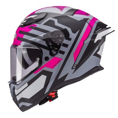 Kask Caberg Drift Evo II HORIZON SZARY MAT/CZARNY/FUKSJA M