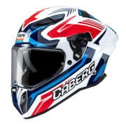 Kask Caberg Drift Evo II Jarama Biały/Czerwony/Niebieski