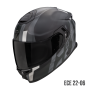 Scorpion Exo-GT SP Air TOURADVEN Matt Black-Silver