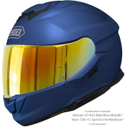 Kask Shoei GT-Air 3 Matt Blue Metallic