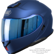 Kask Shoei Neotec 3 Matt Blue Metallic