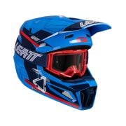 Kask Leatt Moto 3.5 + Gogle Leatt 3.5 V25 Royal