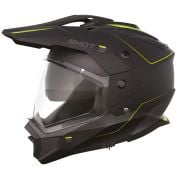 Kask Shot Trek Rally Black Neon Yellow