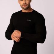 Koszulka termoaktywna Spaio Merino Black