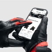 Rękawice Rebelhorn Viper Black/Grey/Fluo Red