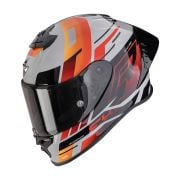 Kask Scorpion Exo-R1 Evo II Air ADRENALINE Grey-Red-Orange