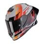 Kask Scorpion Exo-R1 Evo II Air ADRENALINE Grey-Red-Orange