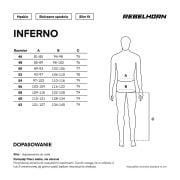 Spodnie Rebelhorn Inferno Black/Fluo Red