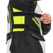 Kurtka SHIMA Dune szary/czarny/żółty fluo