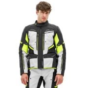 Kurtka SHIMA Dune szary/czarny/żółty fluo