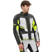 Kurtka SHIMA Dune szary/czarny/żółty fluo