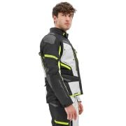 Kurtka SHIMA Dune szary/czarny/żółty fluo