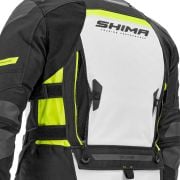 Kurtka SHIMA Dune szary/czarny/żółty fluo