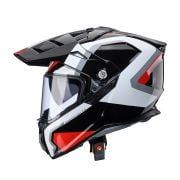 Kask Caberg Tanami SCRAM Czarny/Czerwony/Biały
