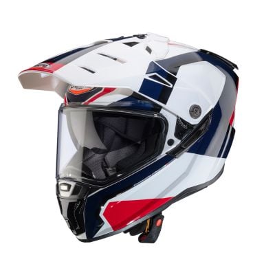 Kask Caberg Tanami SCRAM Biały/Czerwony/Niebieski M