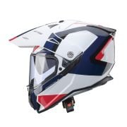 Kask Caberg Tanami SCRAM Biały/Czerwony/Niebieski