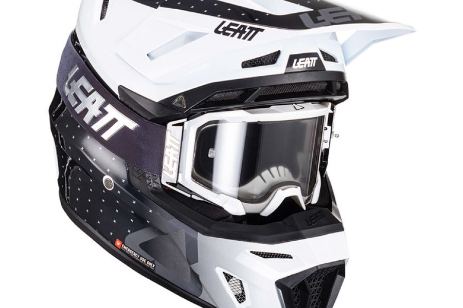 Kask Leatt Moto 8.5 + Gogle Velocity 5.5