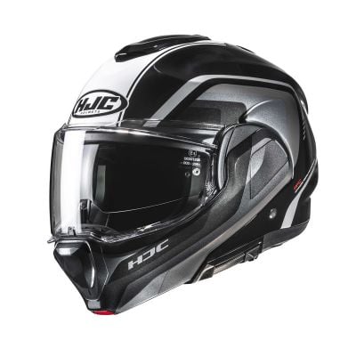 Kask HJC F100 Reff Black White S
