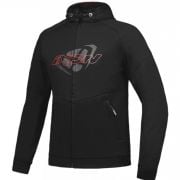 Bluza z ochraniaczami Ixon Touchdown czarny/czerwony