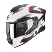 Kask Scorpion Exo-530 Air CLIP Matt White-Black-Red