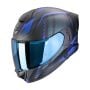 Kask Scorpion Exo-530 Air THERAS Matt Black-Blue