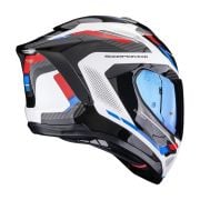 Kask Scorpion EXO-1500 AIR SLEEK White-Red-Blue