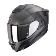 Kask Scorpion EXO-1500 AIR DUAL Matt Silver-Black-Red
