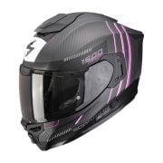 Kask Scorpion Exo-1500 Air Carbon ZITY Matt Black-Pink