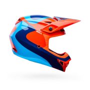 Kask Bell MX-10 MIPS Wave Orange Blue