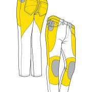 Spodnie PMJ Dakar niebieski
