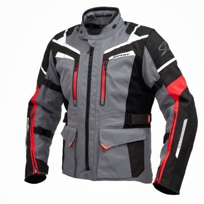 Kurtka Spyke Compass Dry Tecno szary/czerwony 48