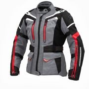 Damska kurtka Spyke Compass Dry Tecno Lady czarny/szary/czerwony