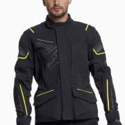 Kurtka Spyke Artica Dry Tecno czarny/fluorescencyjny żółty