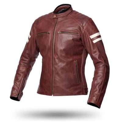 Damska kurtka Spyke Milano 2.0 Lady brązowy/biały 40