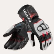 Damskie rękawice Rev'IT! Xena 4 White-Neon Red