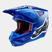 Kask Alpinestars SM5 Black/Blue Gloss