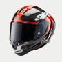Kask Alpinestars Supertech R10 Black/Carb/Fluo Red/White