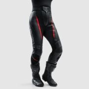 Damskie Spodnie skórzane Rebelhorn Diva Black Red
