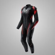 Damskie Spodnie skórzane Rebelhorn Diva Black Red