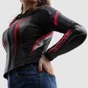 Damska kurtka Rebelhorn Diva ST Black Red White