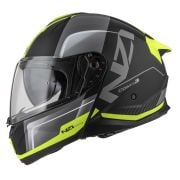 Kask NZI Combi 3 Duo Orbe Black Antracite Yellow Matt