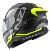 Kask NZI Combi 3 Duo Orbe Black Antracite Yellow Matt