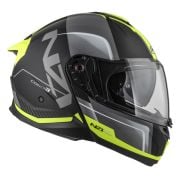 Kask NZI Combi 3 Duo Orbe Black Antracite Yellow Matt