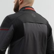 Kurtka Broger Grid Black Dark Grey Red