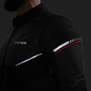Kurtka Broger Grid Black Dark Grey Red