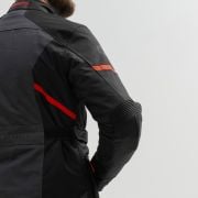 Kurtka Broger Overland Black Dark Grey Red