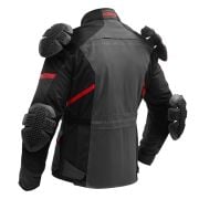 Kurtka Broger Overland Black Dark Grey Red