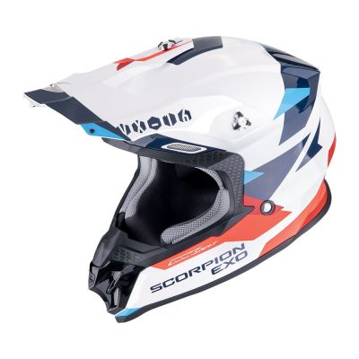 Kask Scorpion VX-16 EVO AIR ROD White-Red-Blue S