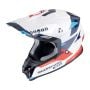 Kask Scorpion VX-16 EVO AIR ROD White-Red-Blue